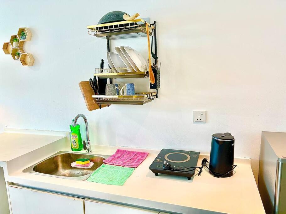 G 1-5Pax Cozy Home Trefoil Setia Alam 100Mps Wifi & Tv Sccc Eksteriør billede